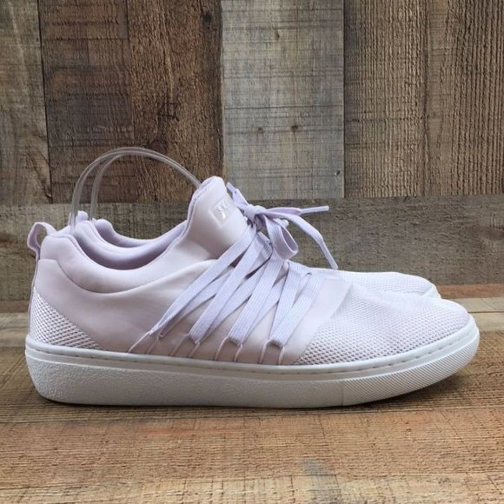 Skechers Lavender / Pink Lace Up Sneakers Womens 10 Athletic Shoes‎ Air Cooled